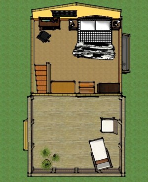 Misty’s 400 Sq. Ft. 16×25 Solar Off Grid Small House - Off Grid Small House Plans With Scam Industrial Soda Ash Mining