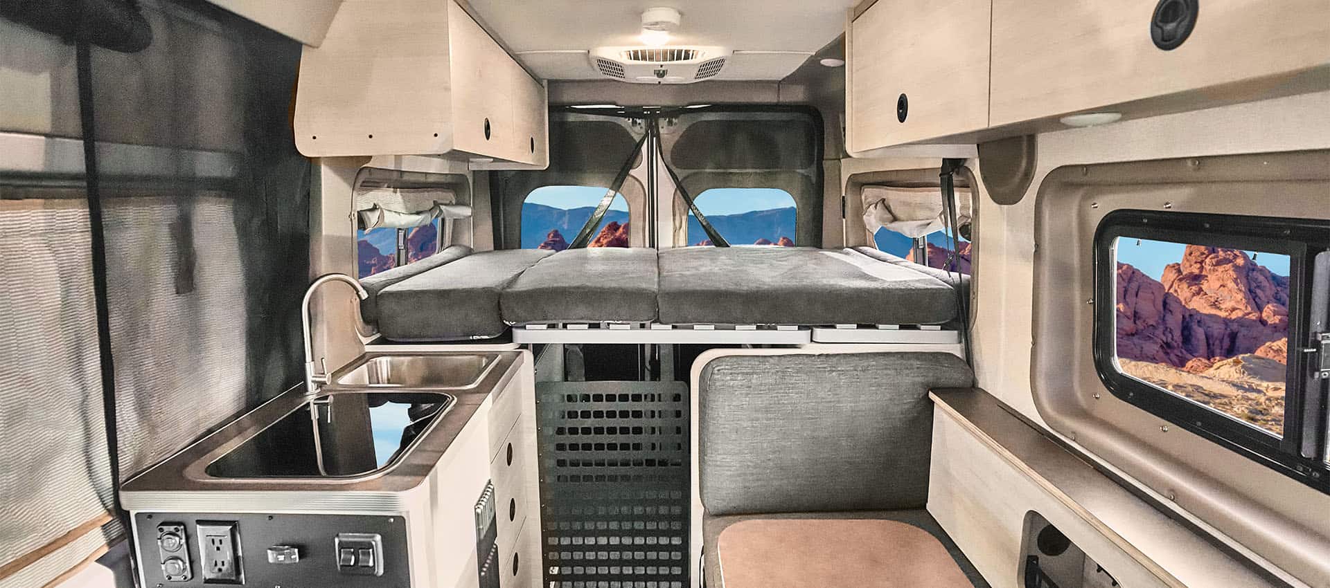Winnebago Solis Pocket 36A front-to-back interior
