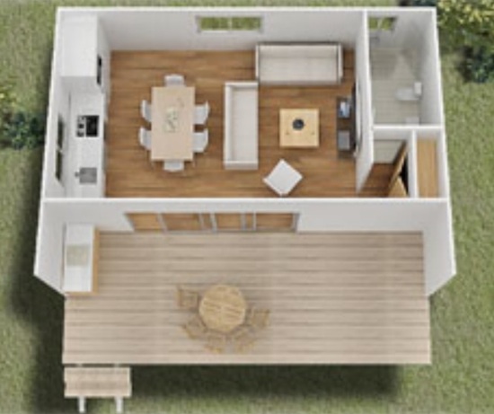 Tiny House Floor Plan and Layout - Squatter