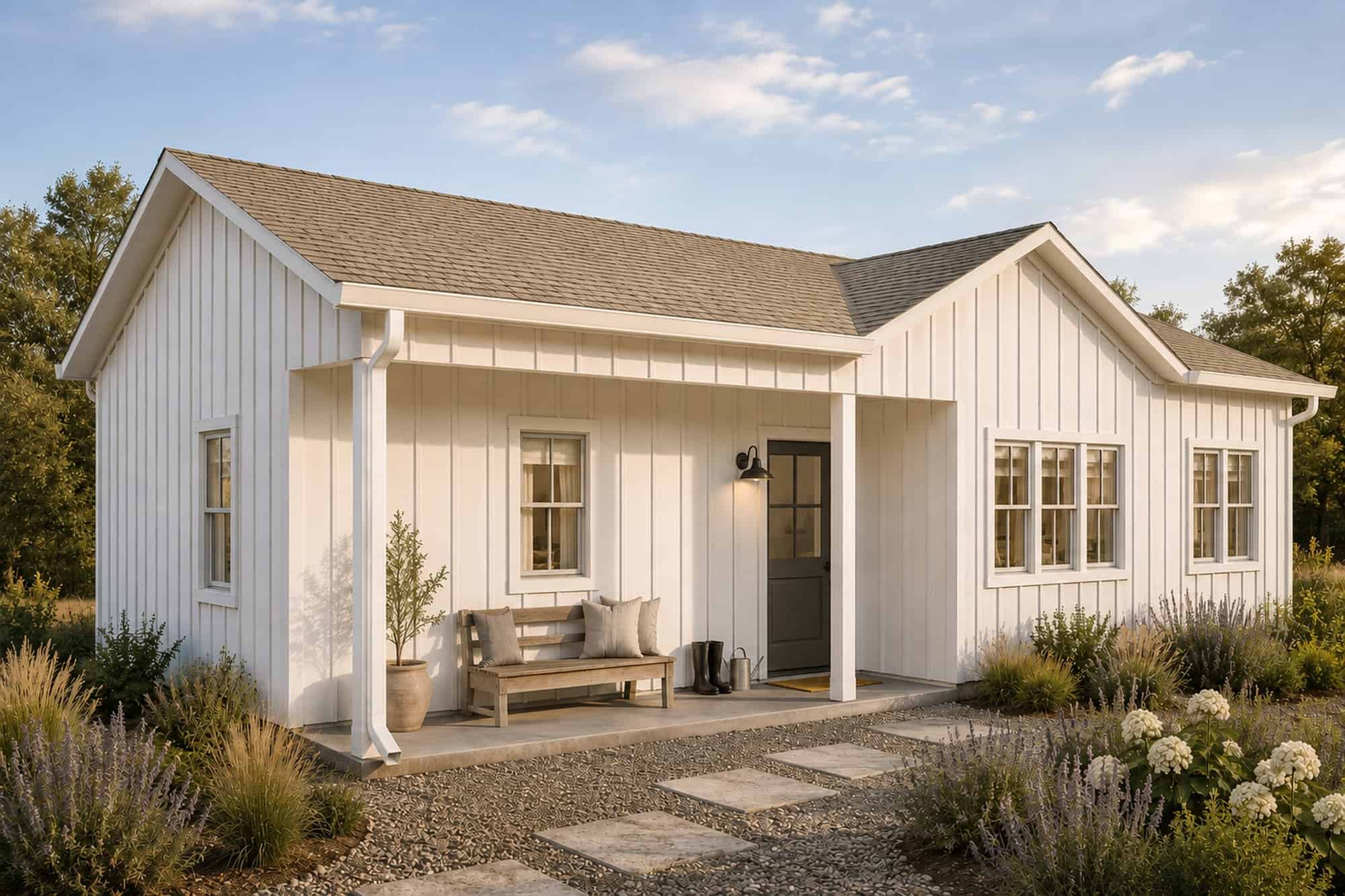 Laurel 650 Farmhouse exterior by Studio Home