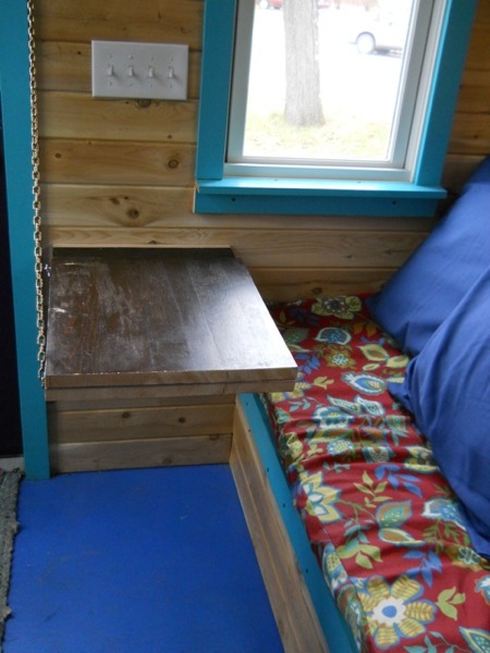 Jane's Solar Powered Tiny House with Composting Toilet, Food Storage and Bedroom
