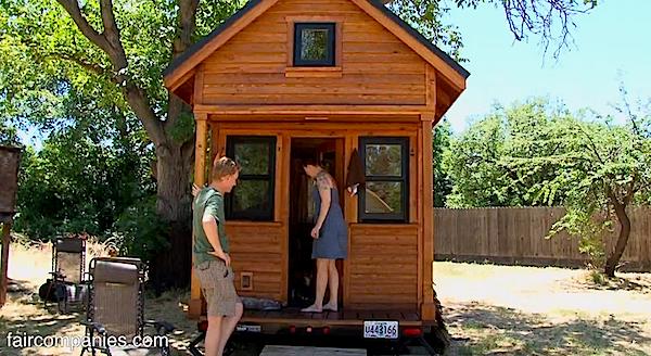 Tammy and Logan: Couple Living Simply Debt-free and Car-free in a Tiny House