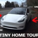 Tesla Model Y Tiny Home Tour – Roamin’ Dave