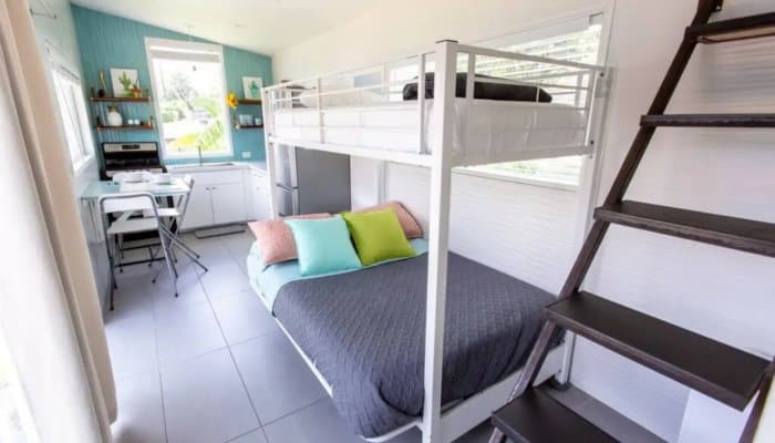 The Bermuda Living Area and Bunk Bed