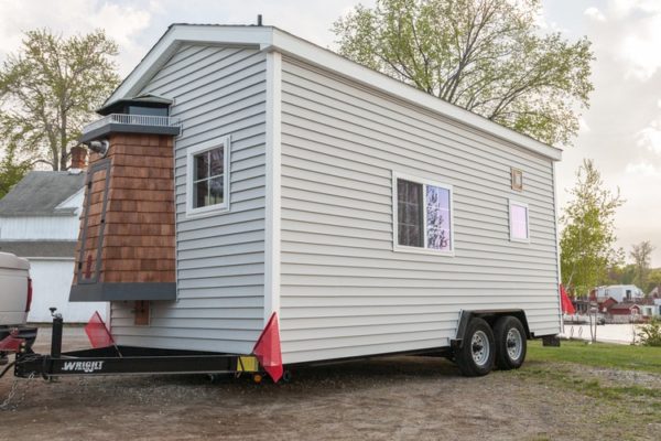 200 Sq. Ft. Cape Cod Inspired Tiny House on Wheels