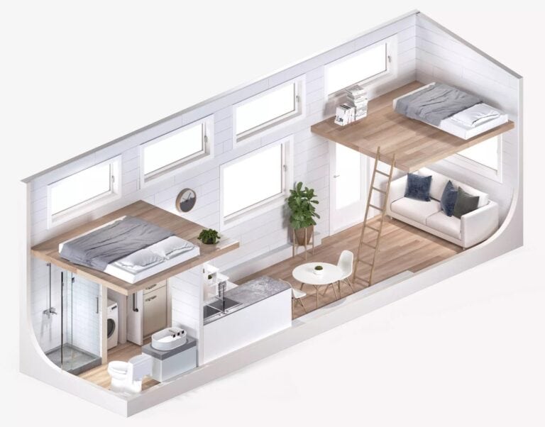 The Element: Modern & Spacious Tiny House Plans by Tiny Home Builders