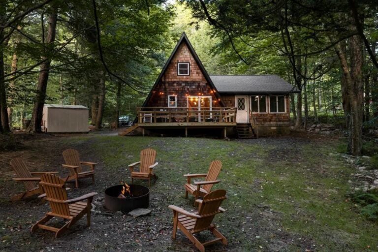 Camp Caitlin A-Frame Cabin