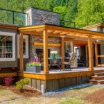 Park Model Tiny Cottage with Rooftop Terrace