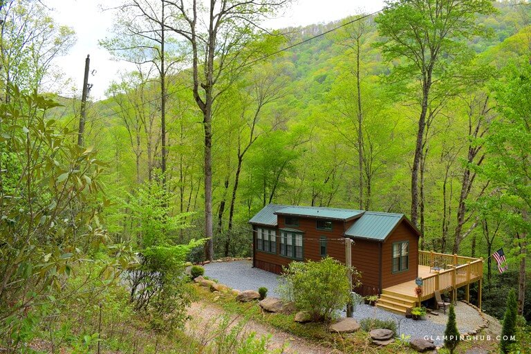 Secluded Tiny House in a Unique Setting in Nantahala National Forest