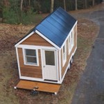Tiny House with Solar Roof Panels