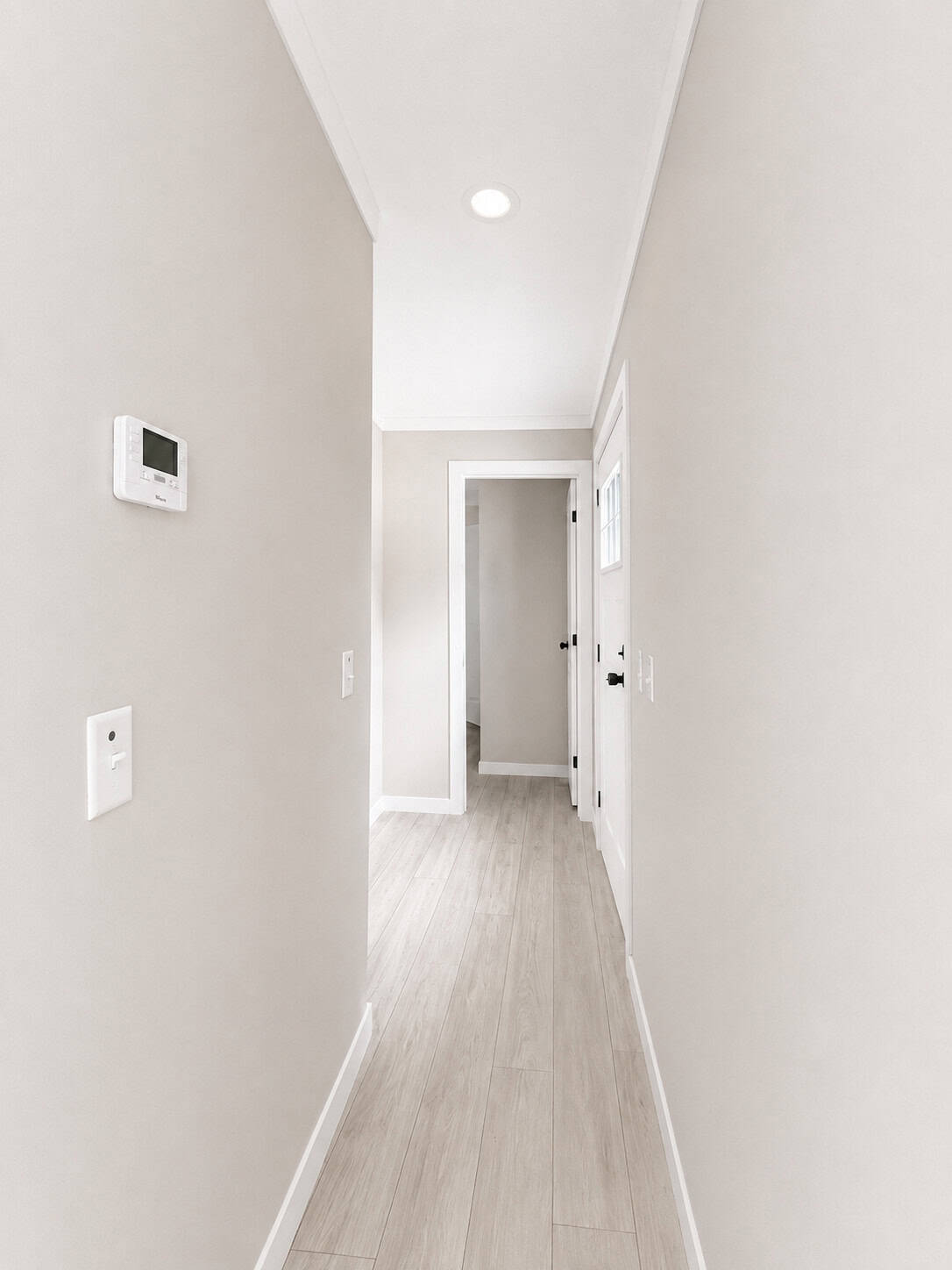 Tiny Life Urban hallway toward entry