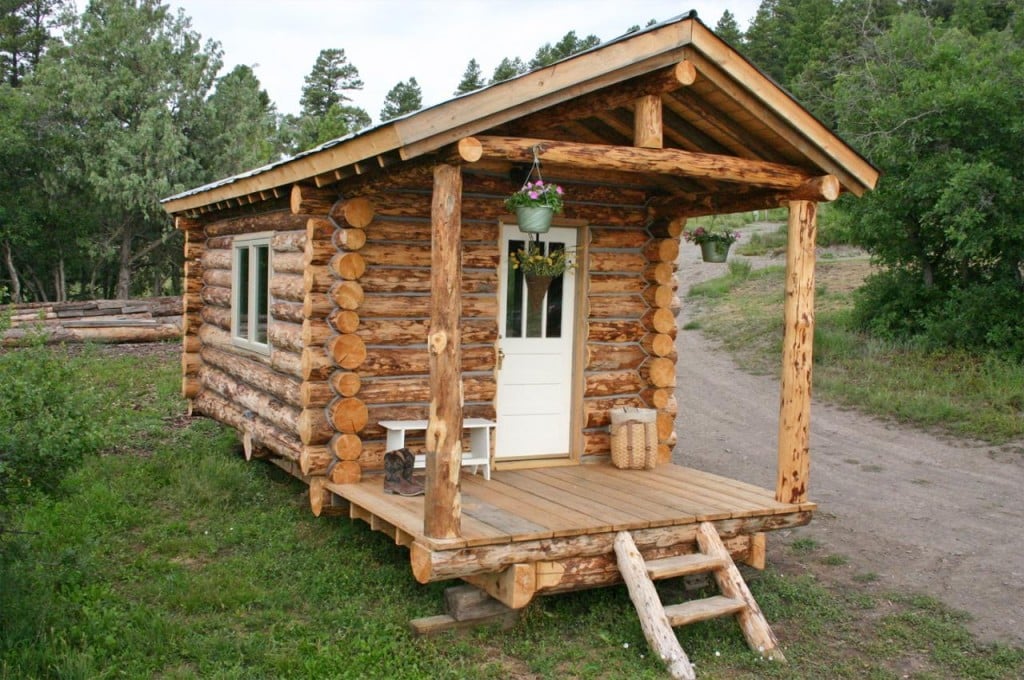 Tiny Log Cabin