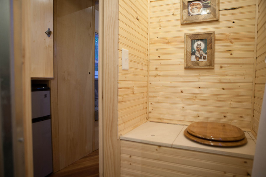 Bathroom with Composting Toilet