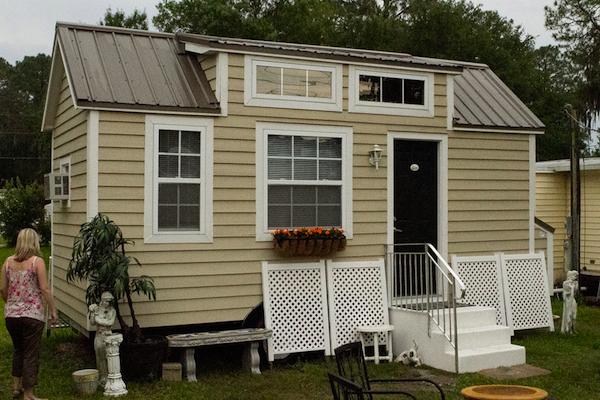 Tiny Retirement House with No Sleeping Loft by Dan Louche of Tiny Home Builders