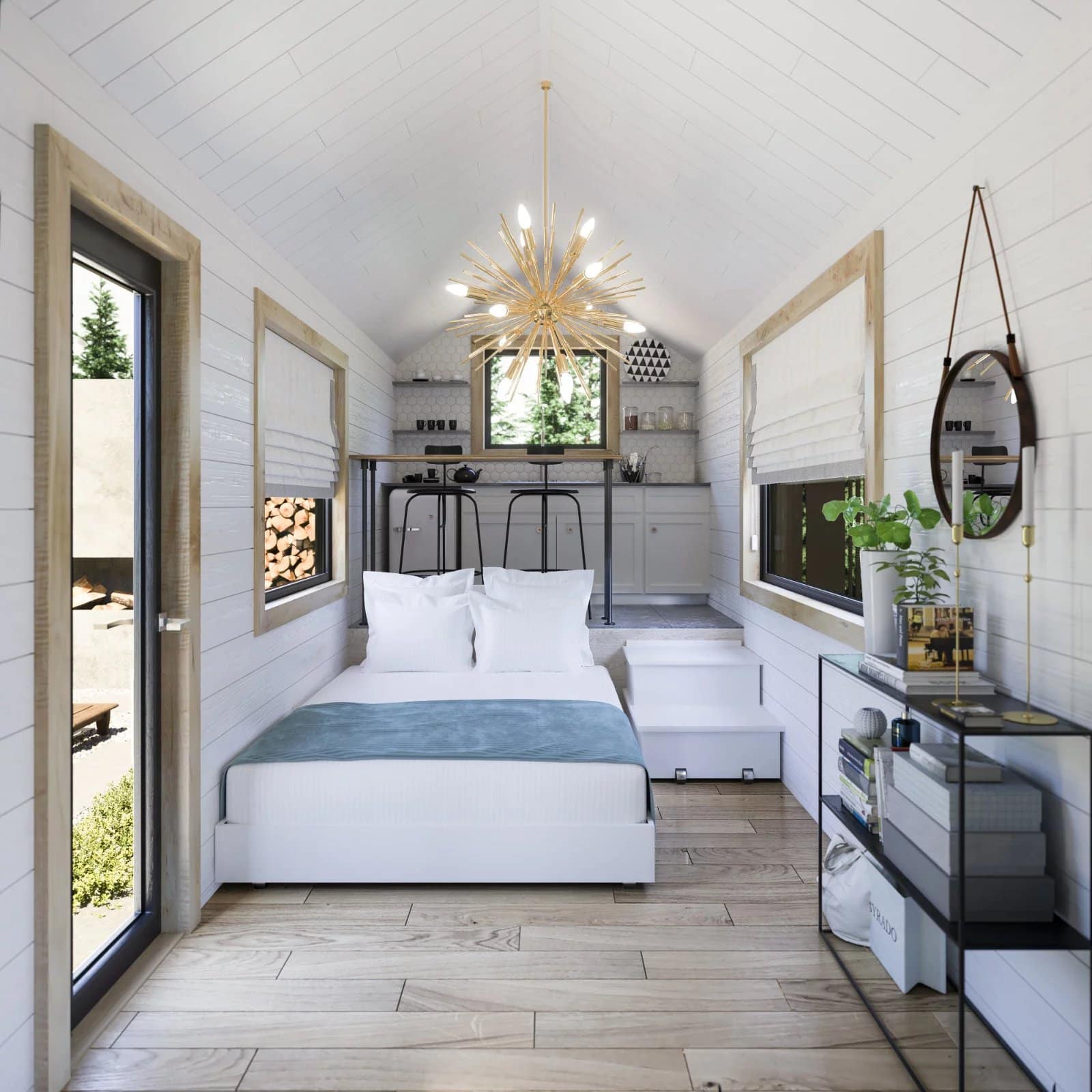 Tiny Studio Hidden Bed