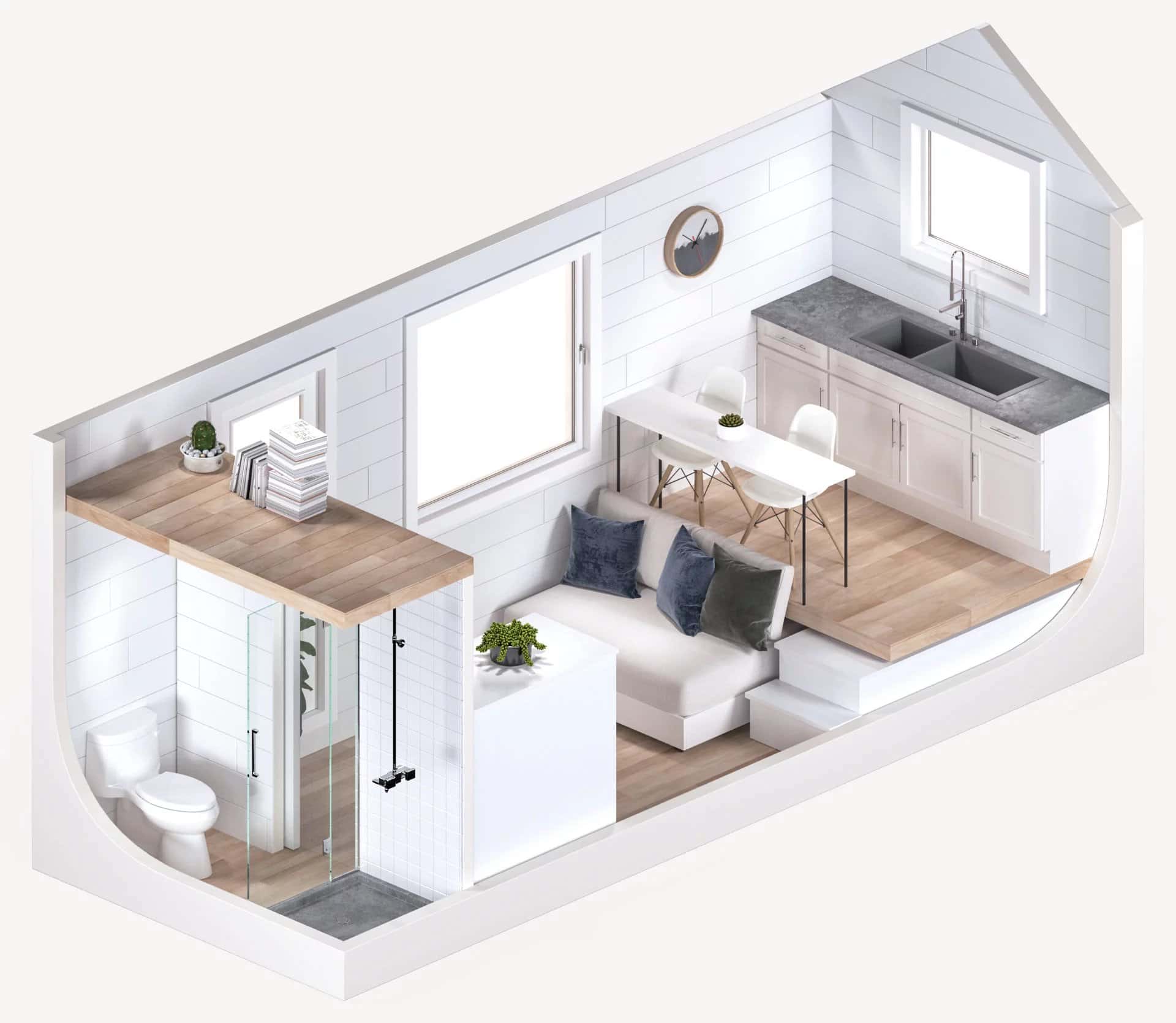 Tiny Studio Layout Overview