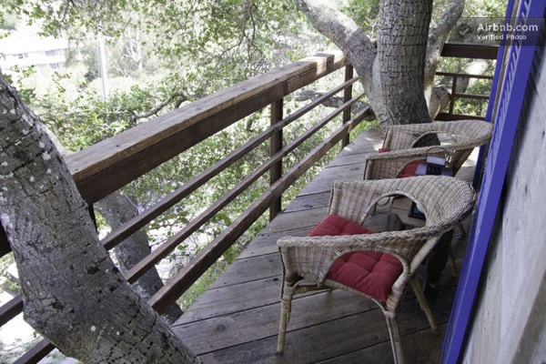 Relaxing Porch in Tiny Treehouse