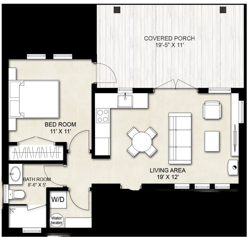 Truoba Mini 120 Detailed Floor Plan Layout