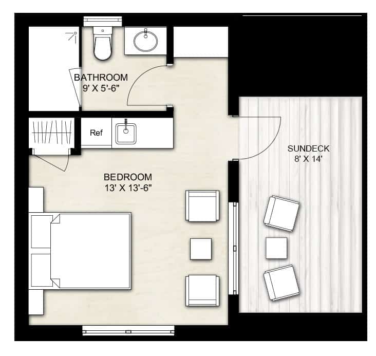Truoba Mini 121 Studio Floor Plan Layout