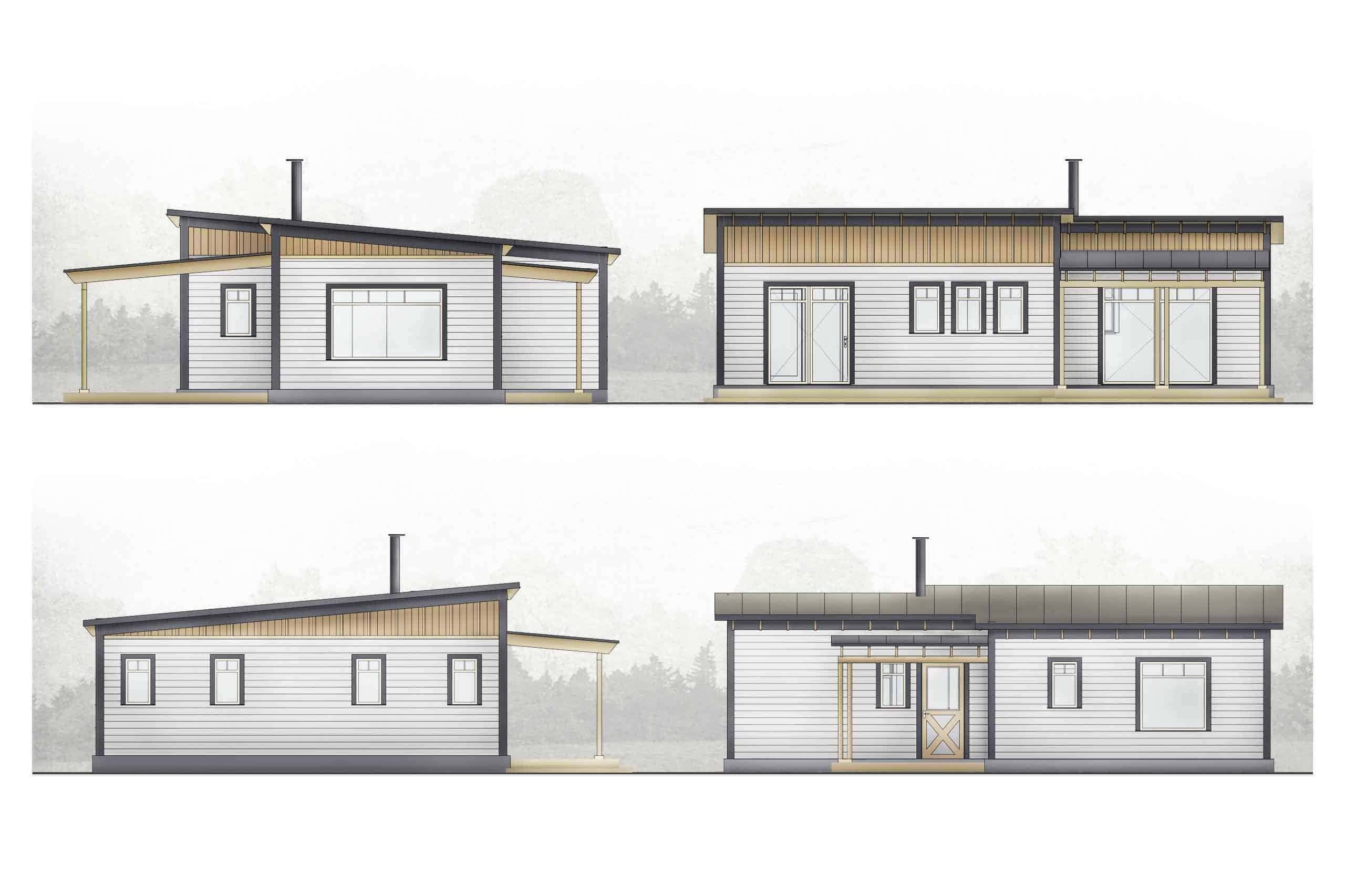 Truoba Mini 217 Modern Home Elevations