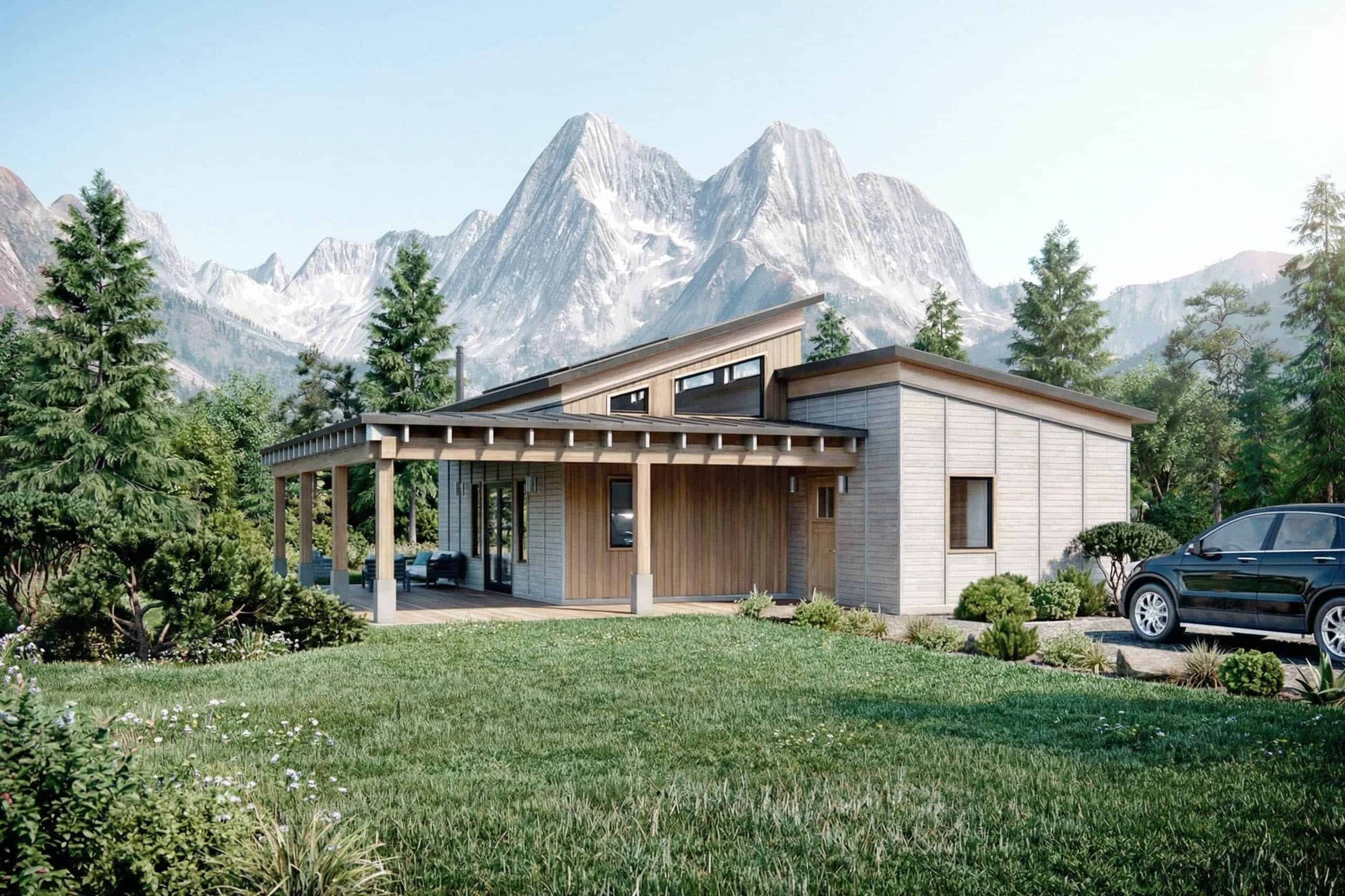 Truoba Mini 419 Modern Cabin Front Elevation