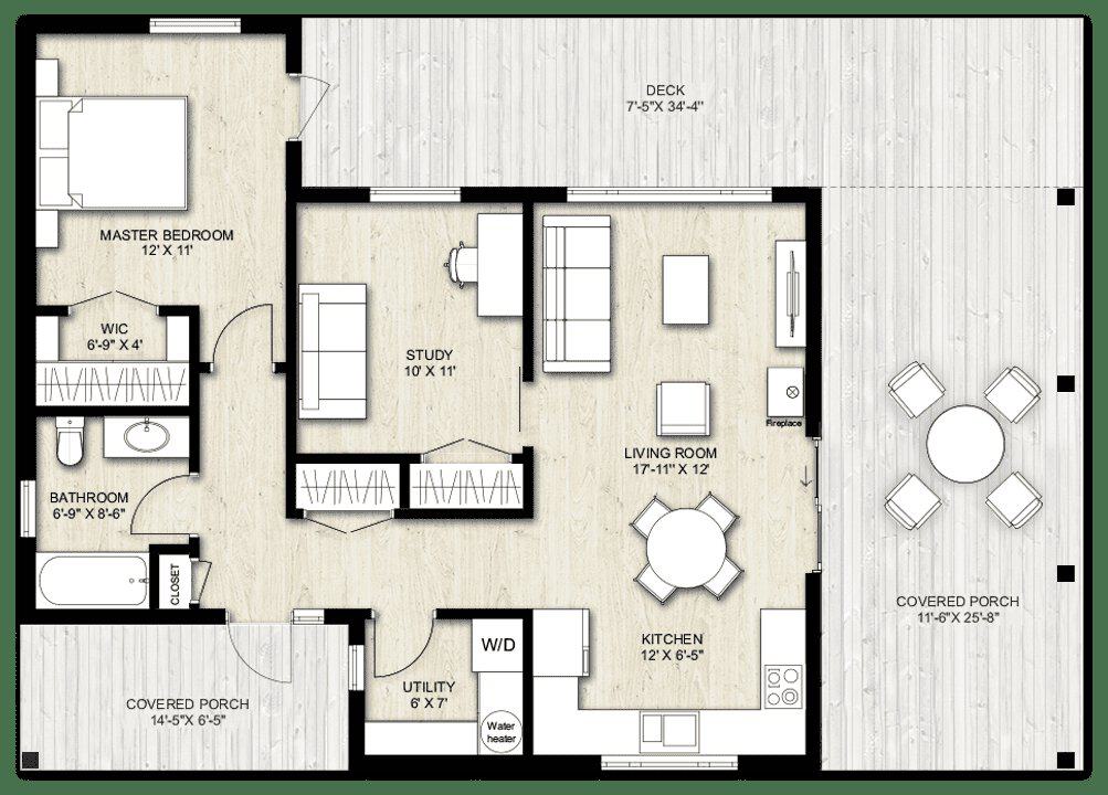Truoba Mini 615 Detailed Floor Plan Layout