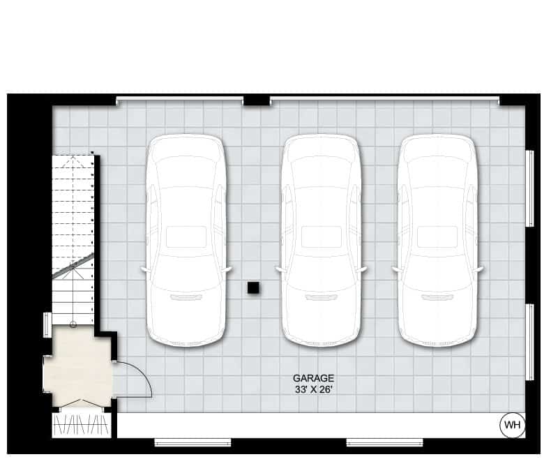 Truoba Mini 621 First Floor Garage Layout