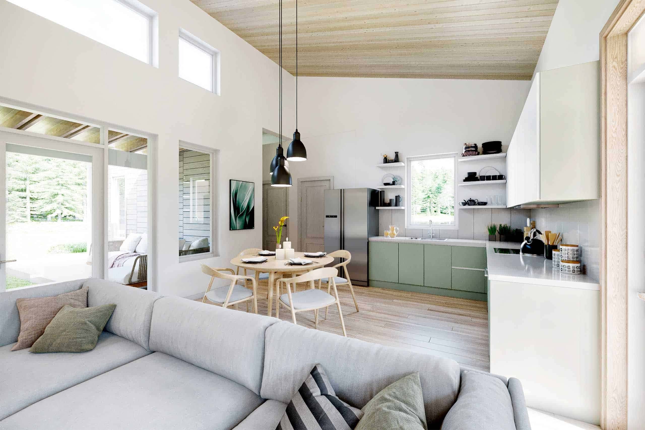 Truoba Mini 721 Modern Kitchen and Dining Area