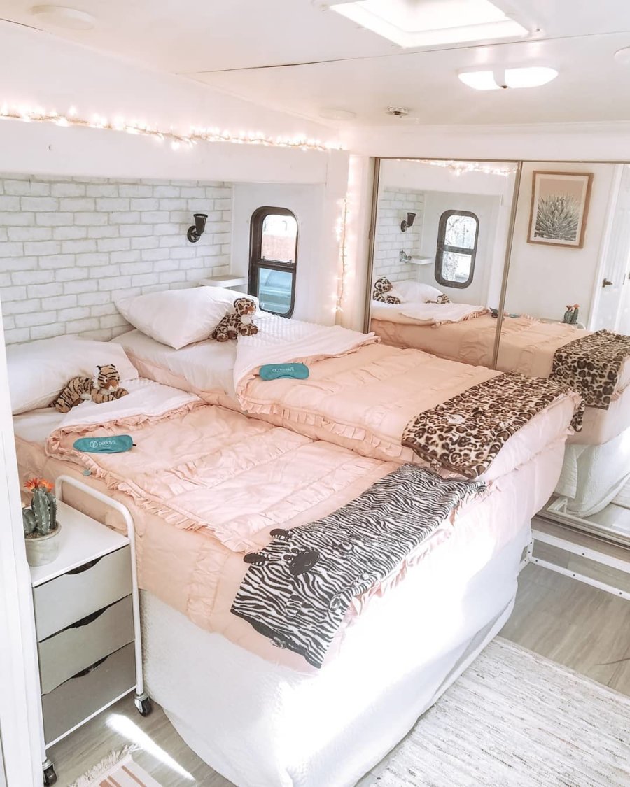 Twinning in Their 5th Wheel: Family of Four's Renovated RV Life!