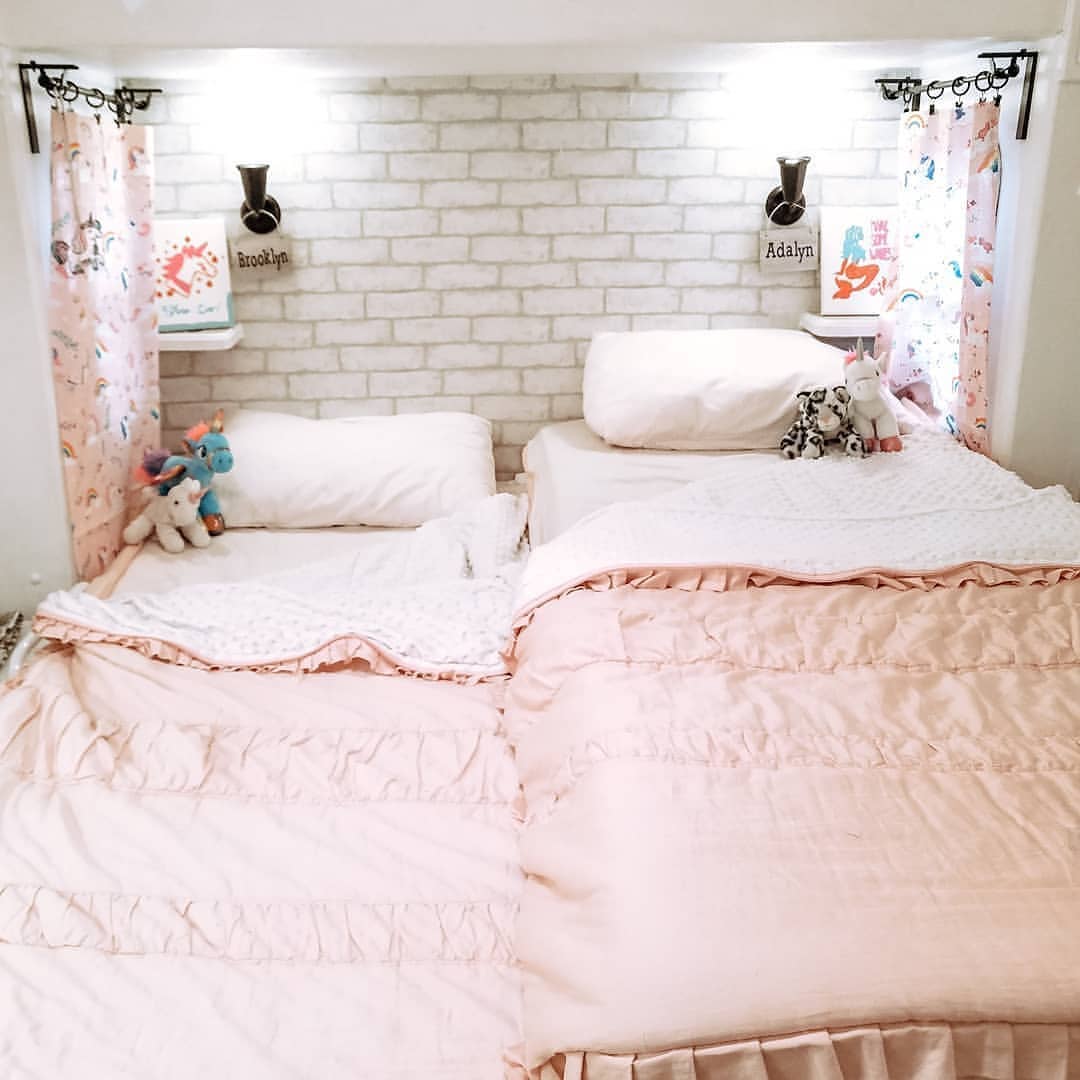 Twinning in Their 5th Wheel: Family of Four’s Renovated RV Life!