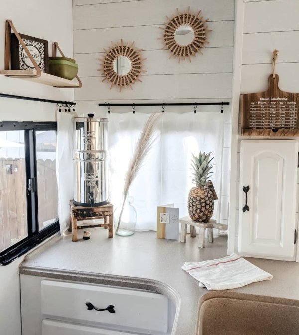 Twinning in Their 5th Wheel: Family of Four’s Renovated RV Life!
