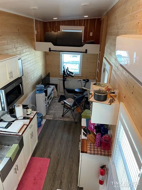 This Tiny House For Sale Has a Rock Climbing Wall!  5