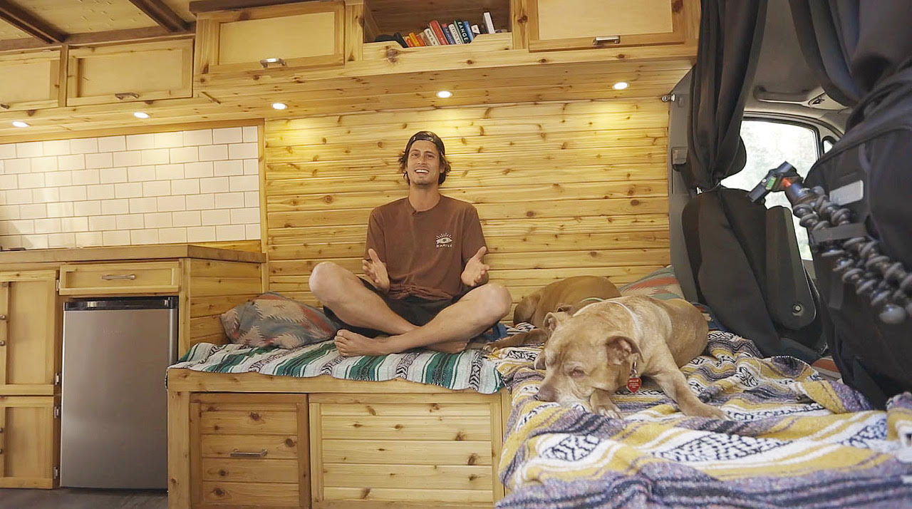 He Sold His House To Chase VanLife with His Dogs