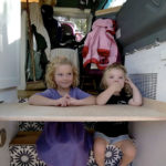 Family of Four in “Green Bean”: Their Bus Conversion Home