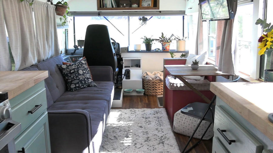 They Only Spent $15K on Their Bus Home Conversion 5