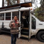 SKOOLIANA: His 2003 Ford E450 7.3L Diesel Bus Turned Home 1