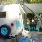 She Converted Two Vintage Trailers into Her Tiny Home Oasis