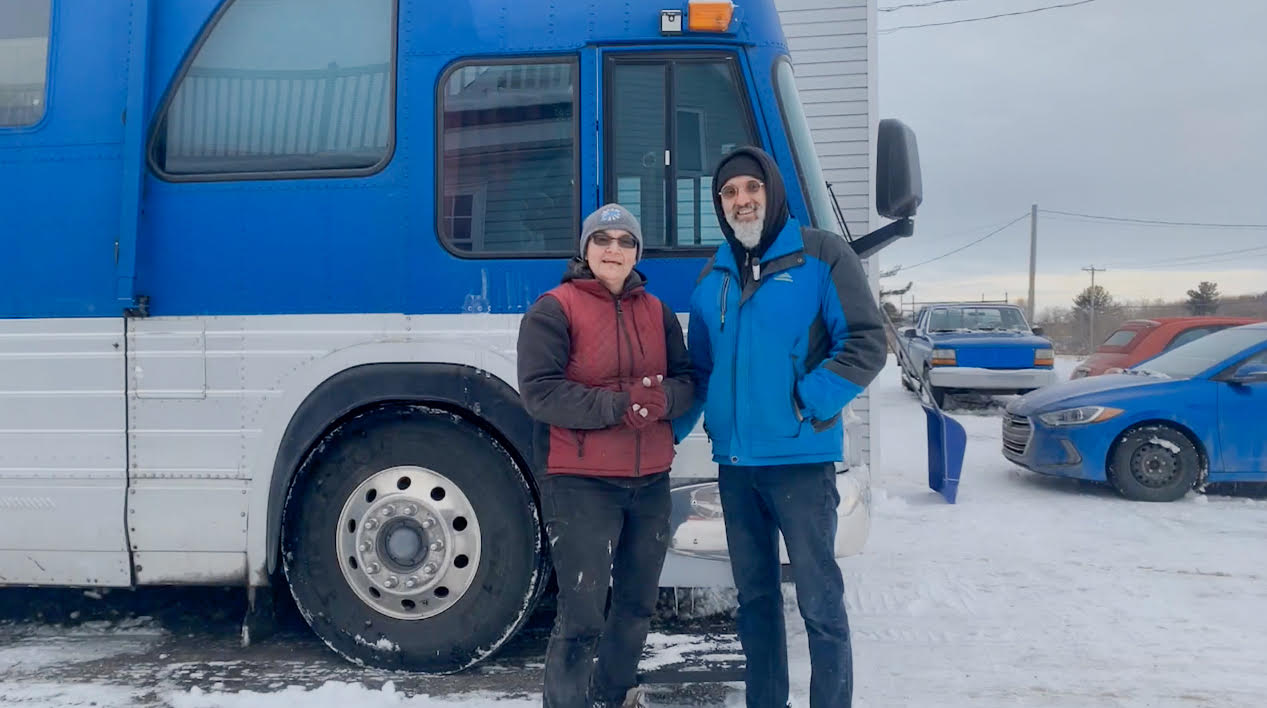 Retiring in a GMC Coach Bus Tiny House  4