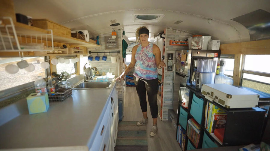 Family Trades “Normal” Life for Full-Time Bus Living 2