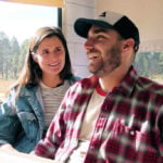 Tyler & Nina in their 18‘ 1993 Fleetwood Jamboree Searcher 3