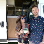 Brandon & Sarah in their 159 EXT Promaster Camper Van 4