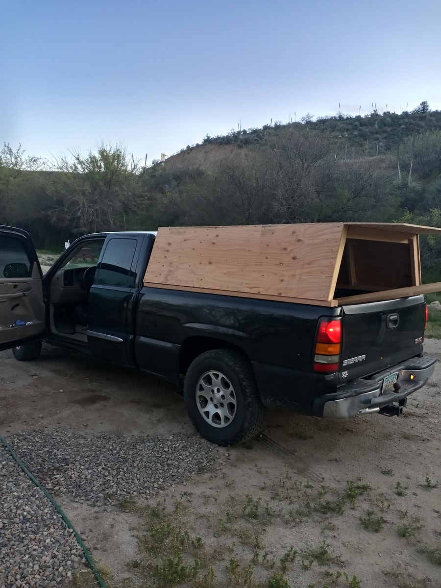 Marsha’s Temporary Truck Bed Tiny Home!