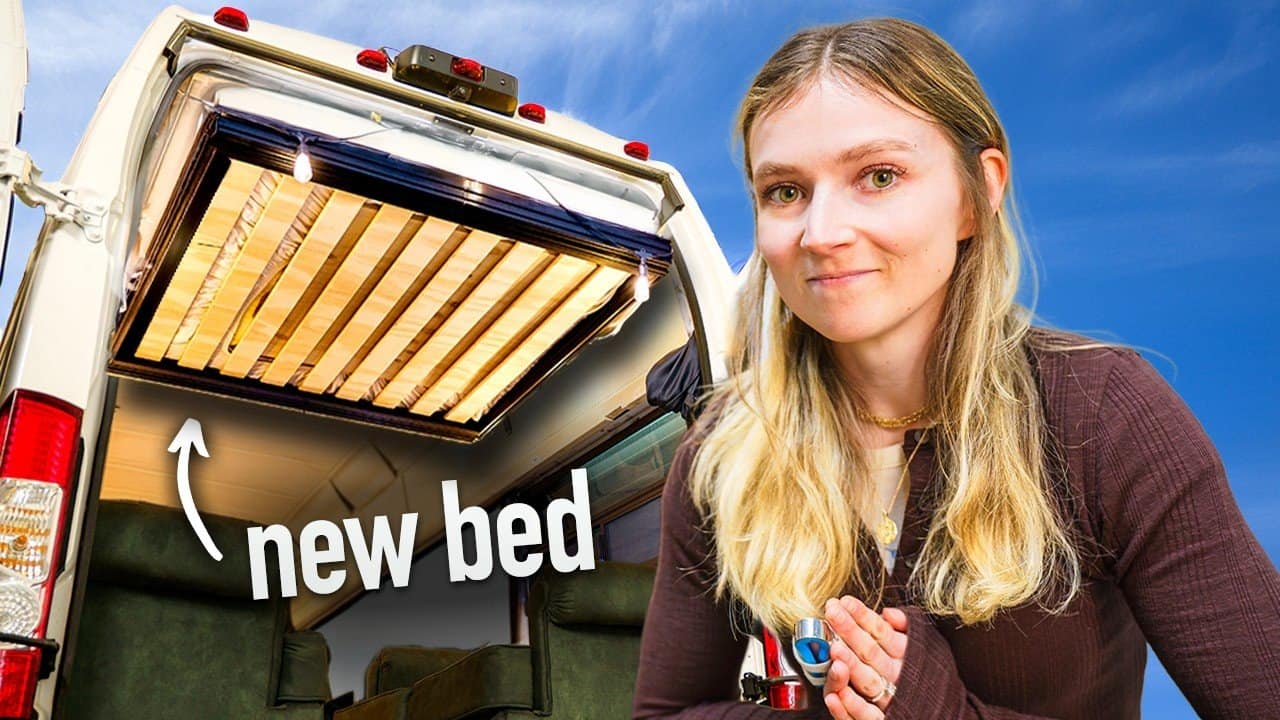 DIY Van Elevator Bed by Jimmy & Natalie