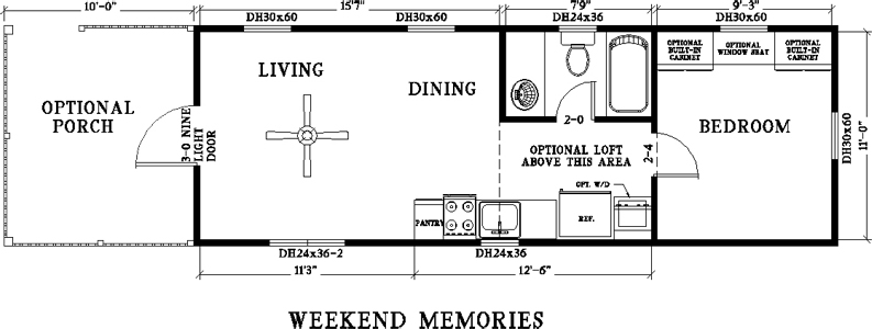 Floor Plan 2: Weekend Memories