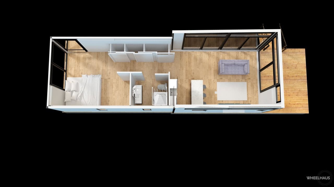 Official Wheelhaus Lookout 3D floorplan graphic