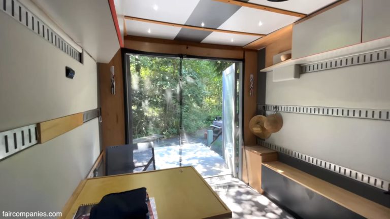 Tall Couple Design and Build Their Own Motorhome