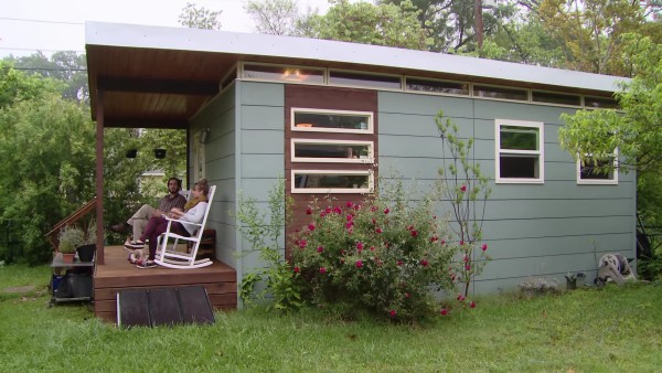 Couple Move into a Modern 330 Sq. Ft. Tiny Studio Cabin