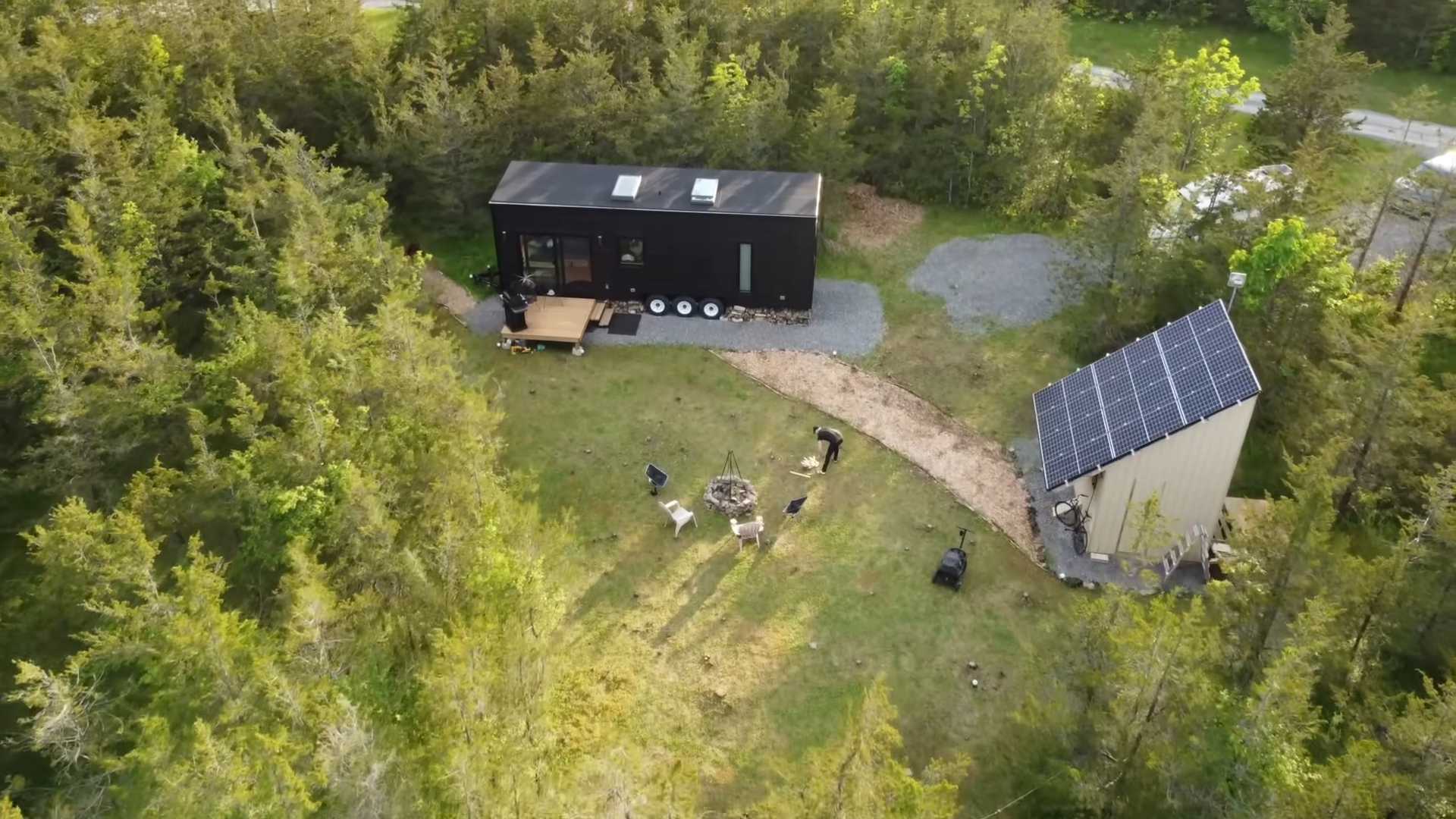 Family of 3 in Off-Grid Tiny Home - Off Grid Tiny House Builders In Usa