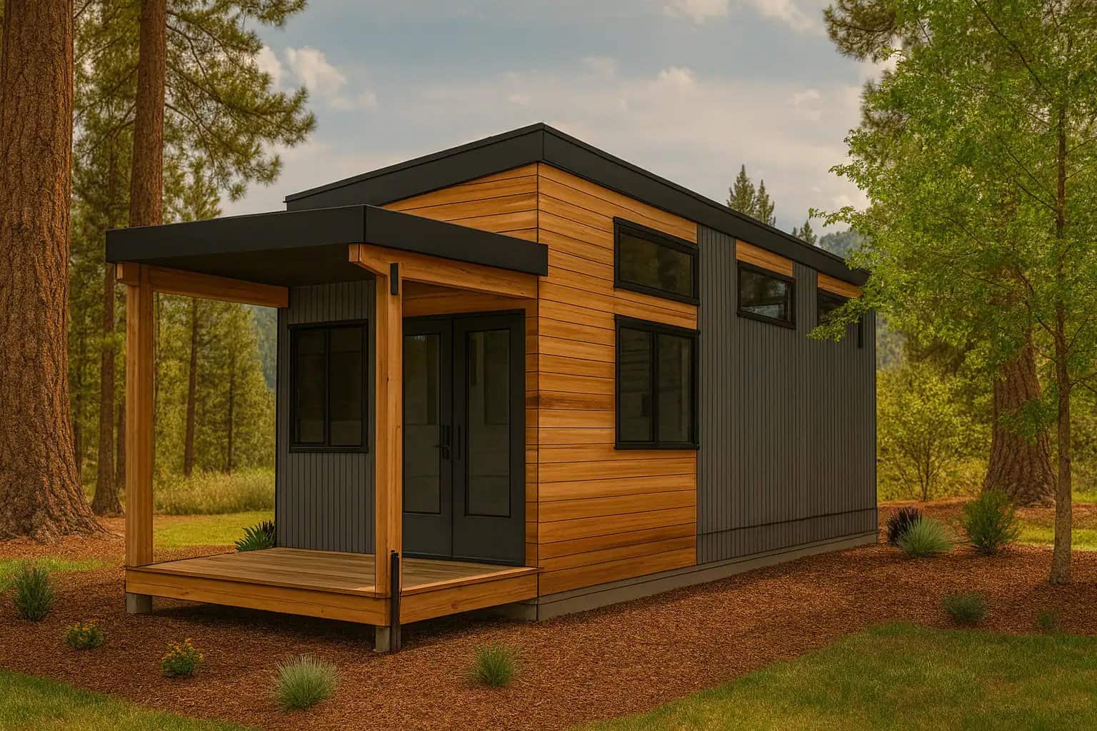 Zip Kit Homes Teton Rooftop Deck View