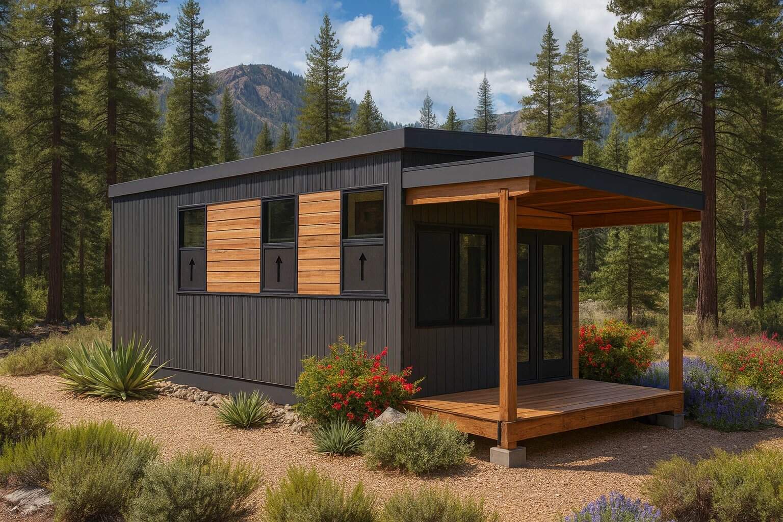 Zip Kit Homes Teton Modern Kitchen
